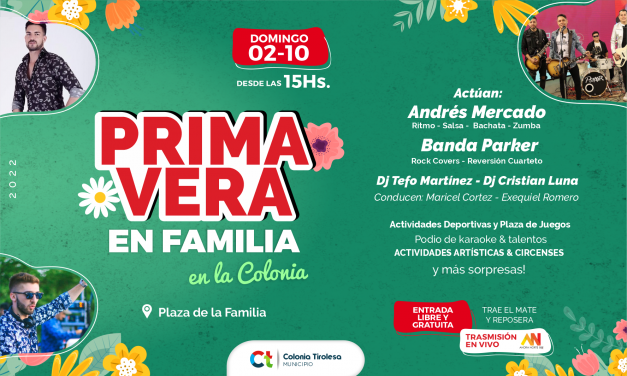 🌻 Primavera en Familia #enlaColonia 2022 🌻